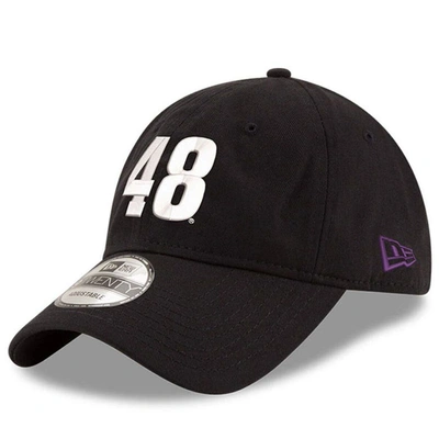 New Era Black Alex Bowman Enzyme Washed 9twenty Adjustable Hat