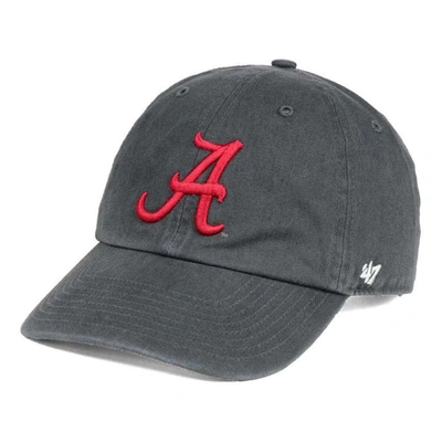 47 ' Charcoal Alabama Crimson Tide Vintage Clean Up Adjustable Hat