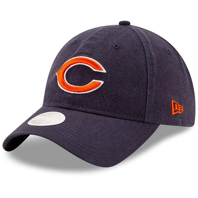 New Era Navy Chicago Bears Core Classic Primary 9twenty Adjustable Hat