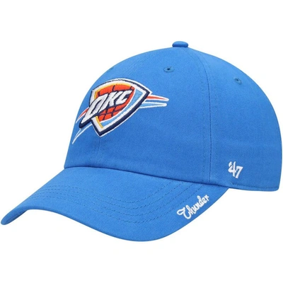 47 ' Blue Oklahoma City Thunder Miata Clean Up Logo Adjustable Hat