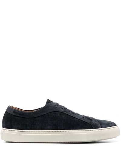 Fratelli Rossetti Suede Lace-up Sneakers In Blue