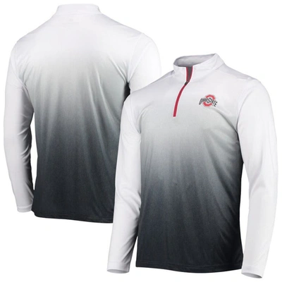 Colosseum Gray Ohio State Buckeyes Team Magic Quarter-zip Jacket