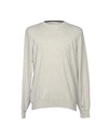 Brunello Cucinelli Sweaters In Light Grey