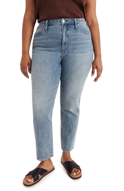 Madewell The Perfect Vintage Straight Jeans In Heathcote Wash