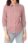 Court & Rowe Sweet Ditsy Fields Print Shirt In Nocolor