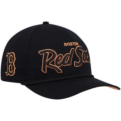 47 ' Black Boston Red Sox Mango Undervisor Hitch Snapback Hat