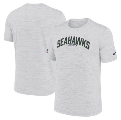 Nike Men's Dri-fit Velocity Athletic Stack (nfl Seattle Seahawks) T-shirt In White