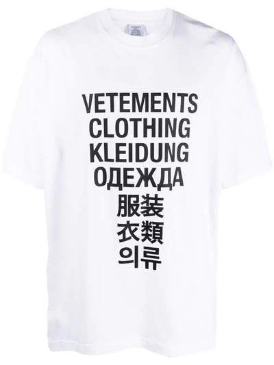 VETEMENTS T-Shirts for Women | ModeSens
