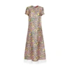 La Doublej Swing Dress (with Feathers) In Tripping