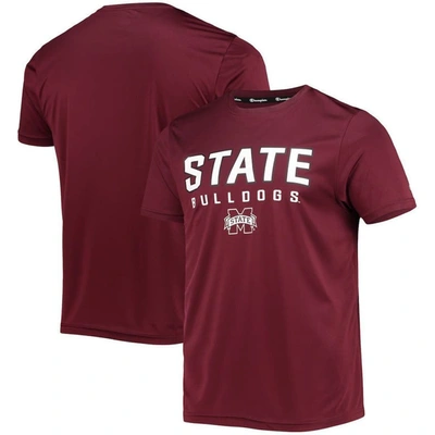 Champion Maroon Mississippi State Bulldogs Stack T-shirt