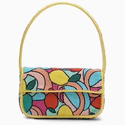 Staud Tommy Bag Yellow/multicolour In Multicolor