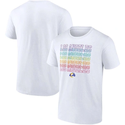 Fanatics Branded White Los Angeles Rams City Pride Team T-shirt