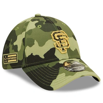 New Era Camo San Francisco Giants 2022 Armed Forces Day 39thirty Flex Hat