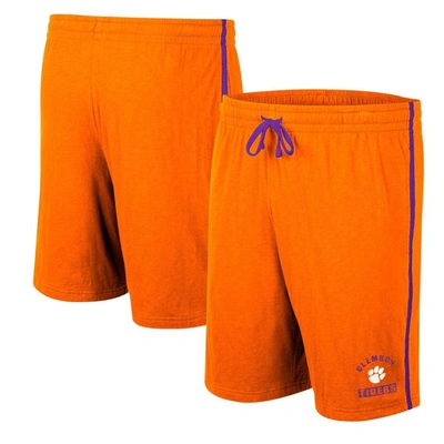 Colosseum Orange Clemson Tigers Thunder Slub Shorts