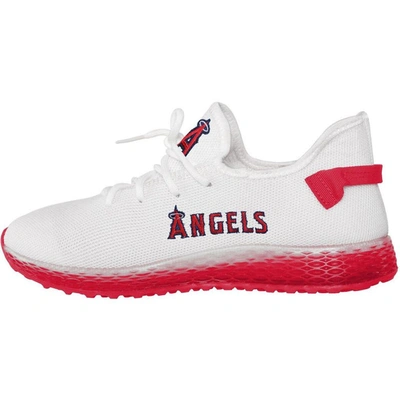 Foco Los Angeles Angels Gradient Sole Knit Sneakers In White