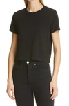 Re/done 1950s Boxy T-shirt In Black