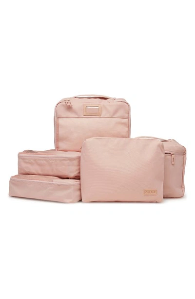 Calpak 5-piece Packing Cube Set In Blush