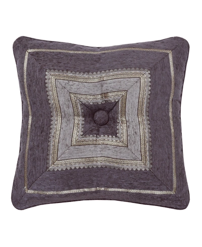 Five Queens Court Dominique Decorative Pillow, 18" X 18" Bedding In Lavender