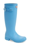Hunter 'tour' Packable Rain Boot In Forget Me Not