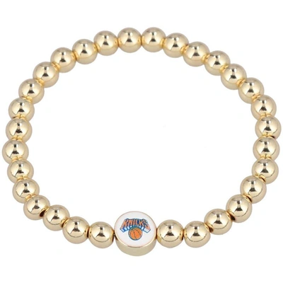 Baublebar Gold New York Knicks Pisa Bracelet In Gold-tone