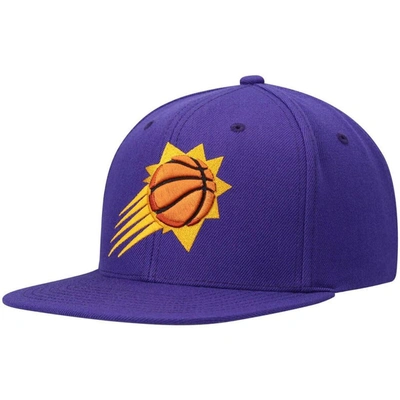 Mitchell & Ness Men's  Purple Phoenix Suns Ground 2.0 Snapback Hat