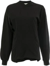 Aganovich Reconstructed Long Sleeved T In Black