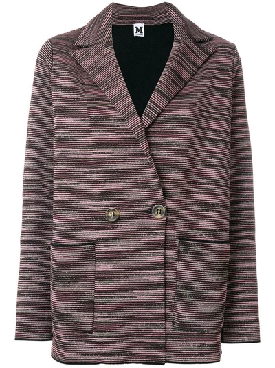 M Missoni Double Breasted Jacket - Multicolour