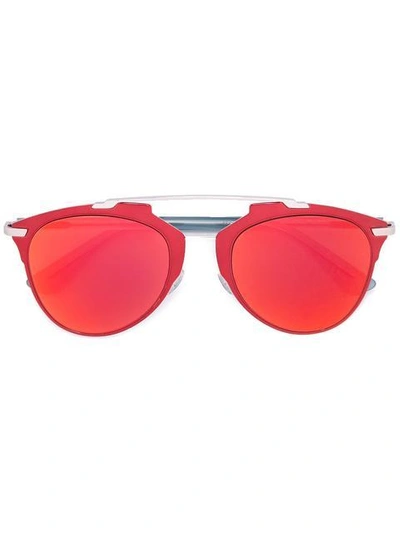 Dior Eyewear 'reflected' Sunglasses - Red