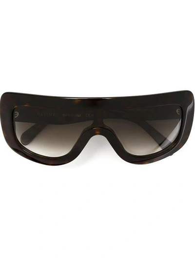 Celine 'adele' Sunglasses In Brown