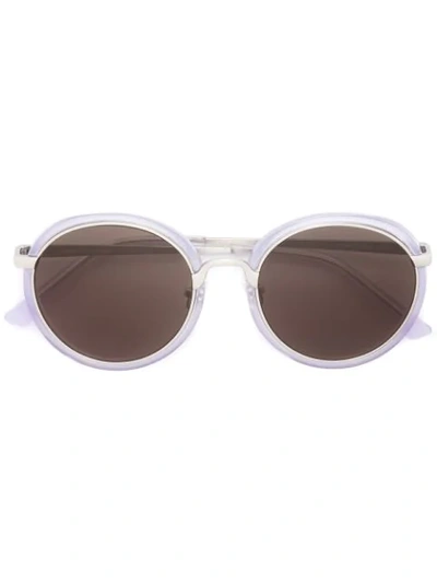 Linda Farrow Gallery N X Dries Van Noten Round Frame Sunglasses