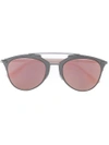 Dior 'reflected' Sunglasses In Metallic