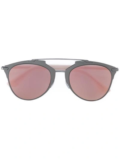 Dior 'reflected' Sunglasses In Metallic