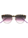 Dior 'spectral' Sunglasses In Brown