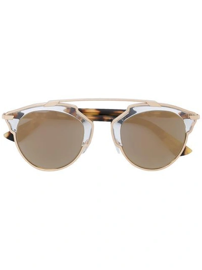 Dior ' So Real' Sunglasses In Metallic
