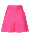Msgm Woman Shorts & Bermuda Shorts Fuchsia Size 0 Viscose In Purple