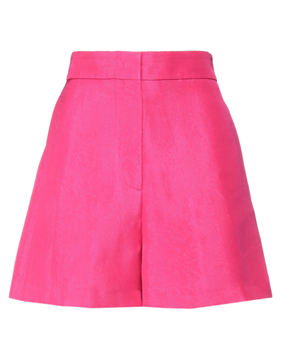 Msgm Woman Shorts & Bermuda Shorts Fuchsia Size 0 Viscose In Purple