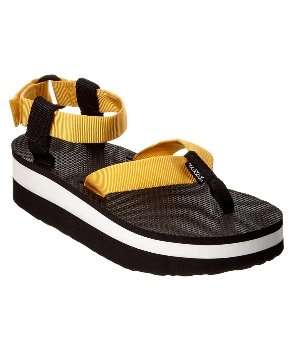 teva flatform yellow