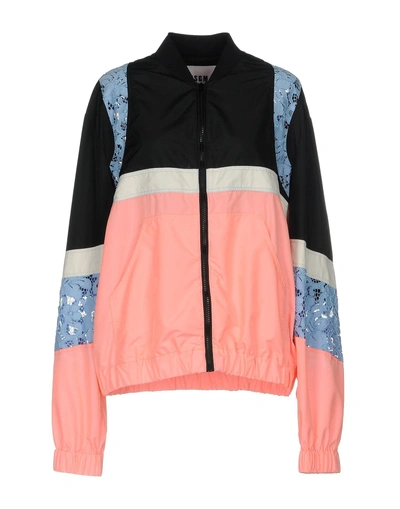 Msgm Jacket In Black