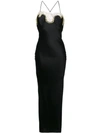 Gilda & Pearl Gina Long Slip Dress In Black