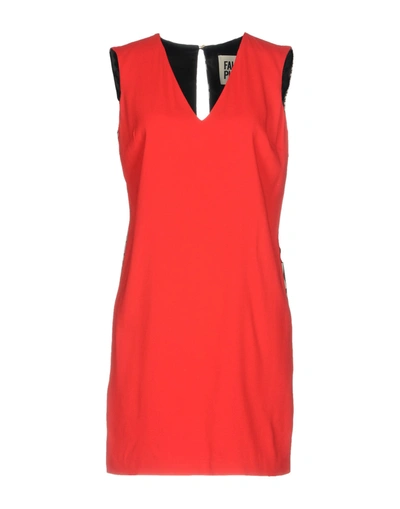 Fausto Puglisi Short Dresses In Red