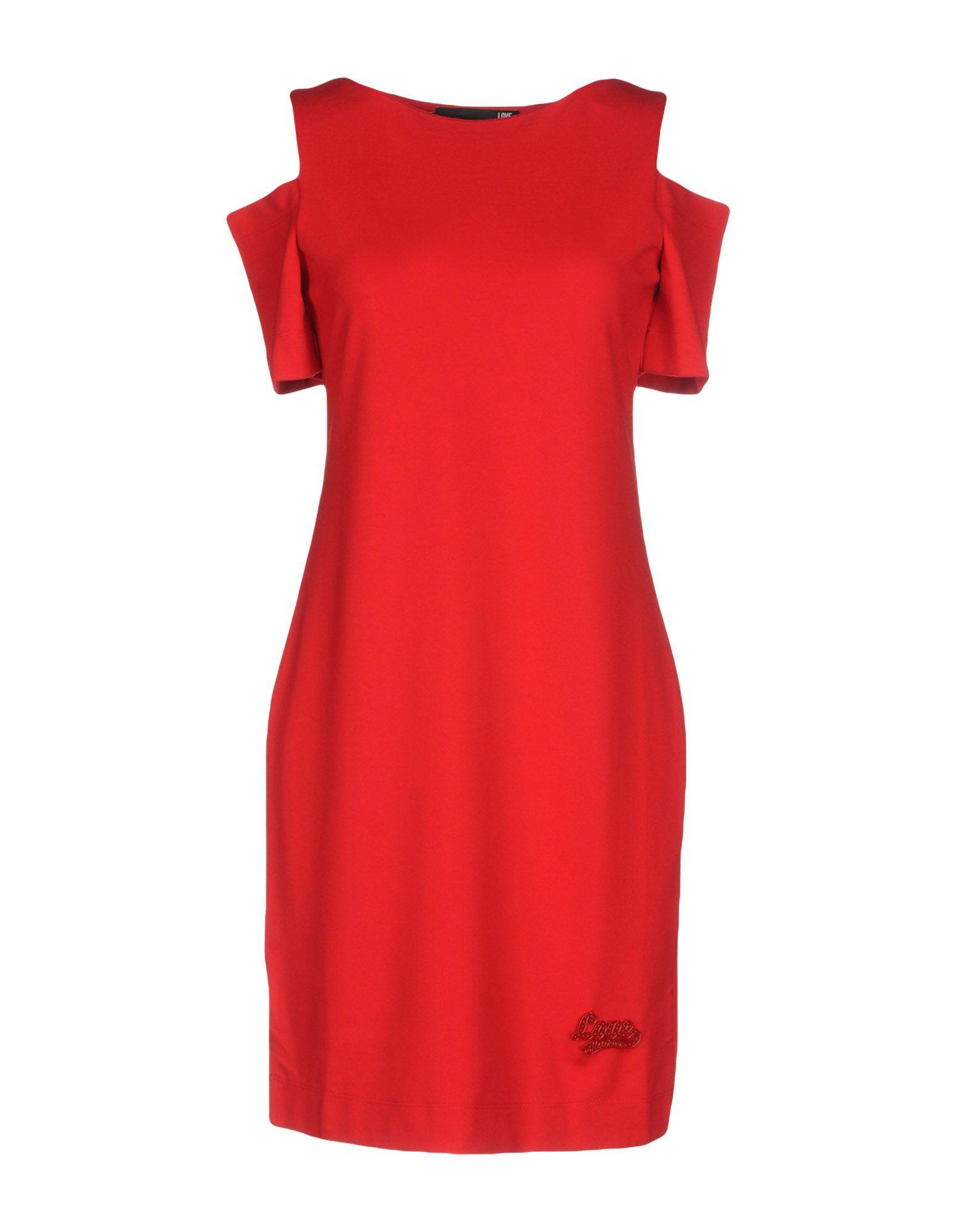 Love Moschino Short Dress In Red ModeSens