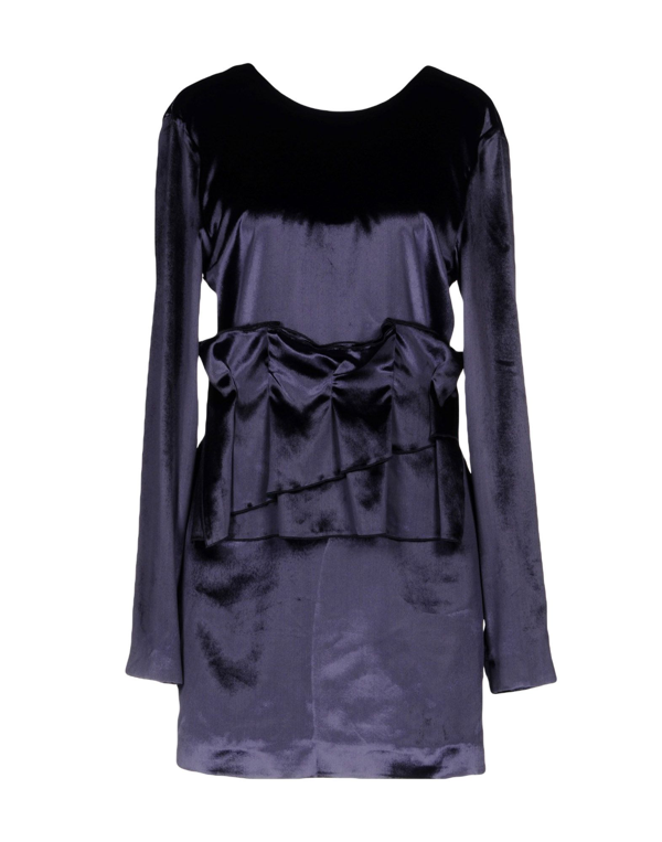 dark purple short dress