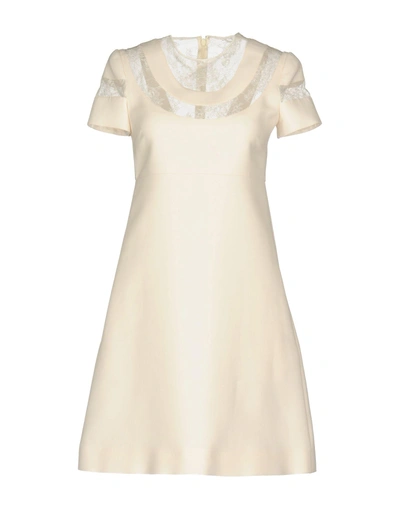 Valentino Short Dresses In Ivory