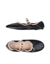 Valentino Garavani Ballet Flats In Black