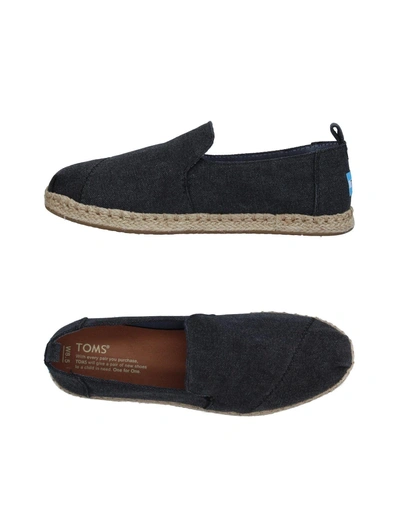 Toms Espadrilles In Steel Grey