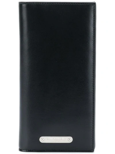 Saint Laurent Id Continental Wallet In Smooth Leather In Black