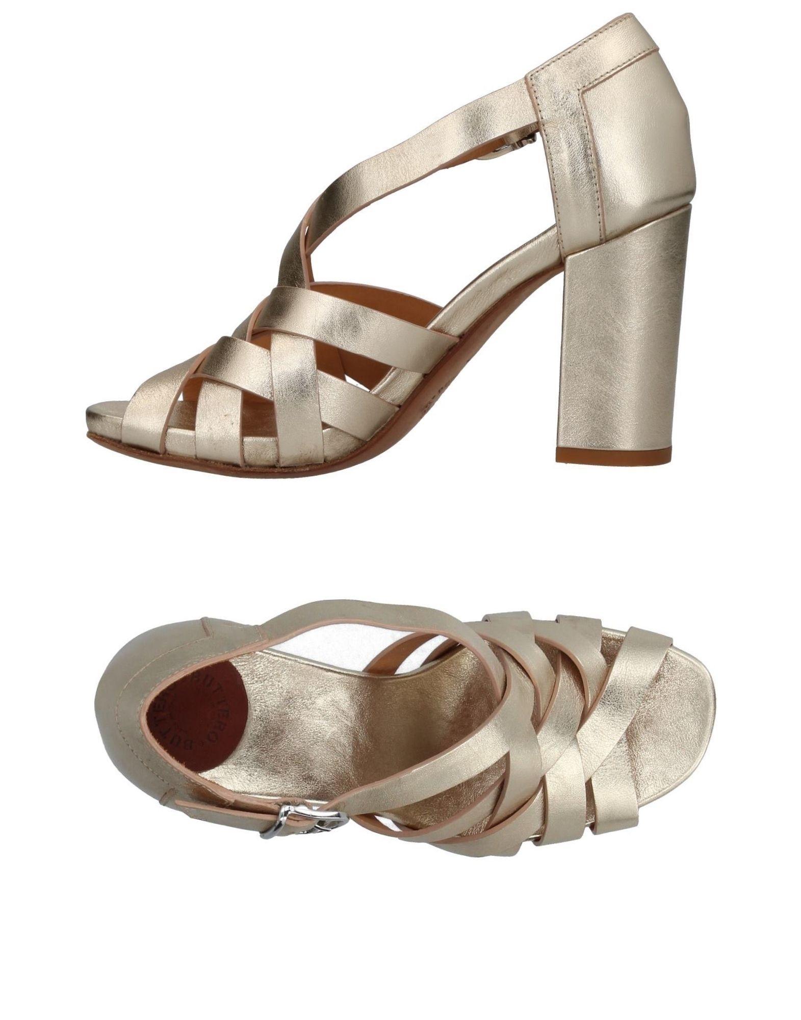 Buttero Sandals In Platinum | ModeSens