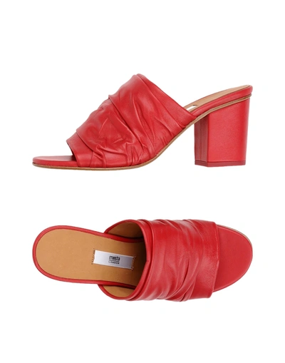 Miista Sandals In Red