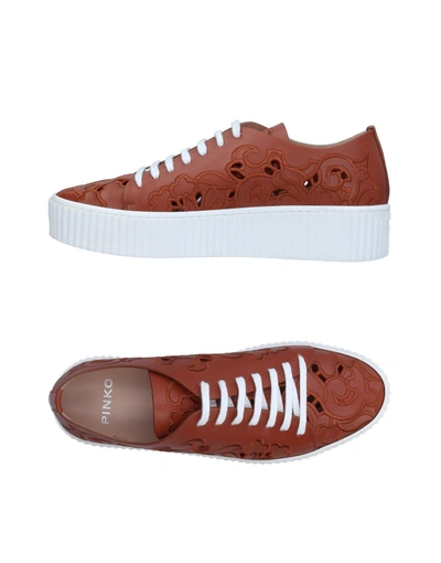Pinko Sneakers In Brown