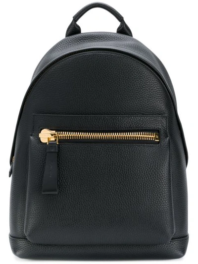 Tom Ford Leather Backpack - Black